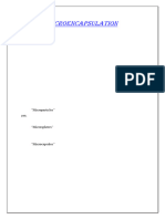 Microencapsulation Notes