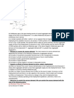 Notes Part 1 Excess Demand and Deficient Demand