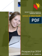 2024 Prospectus School of Allied Health Science