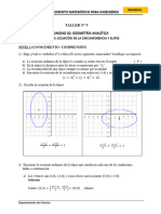 Complemento Matemàtico para Ingenieros: Sesión 5: Ecuaciòn de La Circunferencia Y Elipse