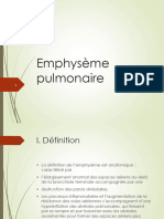 Emphysème Pulmonaire SEMIO