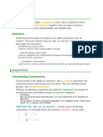 Conjunctions