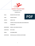 Sharon Poultry Farm Business Plan