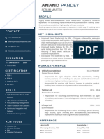 Scrum Master Resume Template