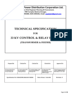 33kV CR Panel Specs