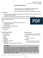 PAG10.1 CONDENSED Physics Student Sheet 10.1 Factors Affecting Simple Harmonic Motion v1.2