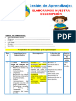 2° Sesión Día 1 Com Elaboramos Nuestra Descripción