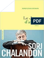 Le Jour D'avant (Chalandon Sorj)