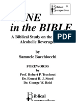 Wine in The Bible (Unabridged) by Samuele Bacchiocchi