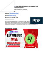 Buy Usa Verified Wise Account