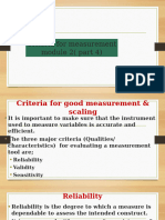 Module 2 Part 4 Criteria For Measurement