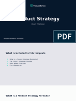 PM Templates - Product Strategy Template