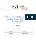 Analysis of Accounting Fraud - Wirecard As A Case Study and A Proposed Prediction Model - Group 5 - FIN3720 Project