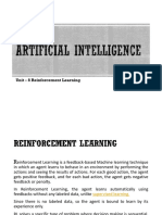 Unit-8 - Reinforcement Learning