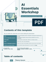 AI Essentials Workshop by Slidesgo