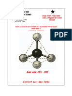 Sujet Corrigesecondaire 1premieresujets de Premiere Dsujets de Physique Chimie Niveau Premiere D