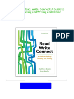 Instant Ebooks Textbook (Ebook PDF) Read, Write, Connect: A Guide To College Reading and Writing 2nd Edition Download All Chapters