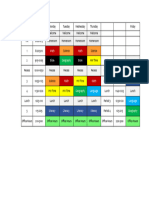 Grade 6 Online Schedule