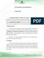 ManifestaÃ Ã o - Cumprimento de Sentenã A, Honorã¡rios DPE - AP, 0000079-03.2023.8.03.0005