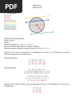 Ecuación de La Circunferencia, Distancia Entre Puntos y Punto Medio Carlos