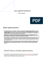 Lecture 9 - Mass Spectrometry - SB