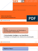 Aula # 1. 3 Fundamentos Básicos Sobre A Modulação