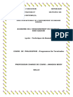 Brochure de Philosophie Modifiee