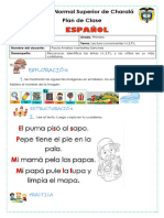 Español Lectura M, S, P, L