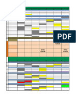 Horario Semanal Del Lunes 14 Al Domingo 20 de Octubre Del 2024