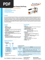 914A Handheld Pneumatic Pressure Test Pump