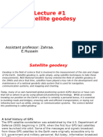 Lecture #1 Satellite Geodesy: Assistant Professor: Zahraa. E.Hussein