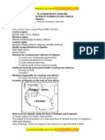 p.5 Primary Five SST Notes