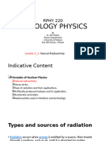 LECTURE - 2 - 1 Types and Sources of Radiation