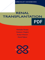 (Oxford Specialist Handbooks) Nicholas Torpey, Nadeem E Moghal, Evelyn Watson, David Talbot - Renal Transplantation (2010, Oxford University Press)