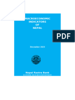 Macroeconomic Indicators of Nepal 2023 December