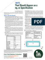 Info That Should Appear On A Printdrawingspec 98820 r2