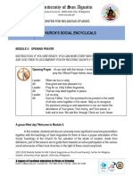 Asf 4 Module 5 I The Churchs Social Encyclicals