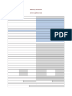 Hatchery Production Inputform