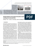 Ultrabroadband Strong Light Absorption Based On Thin Multilayered Metamaterials