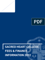 SHC Fees Finance Information 2022