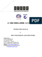 Heat Transfer in Agitated Vessel