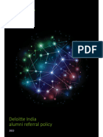 Deloitte India Alumni Referral Policy