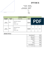 Invoice: Charge Summary