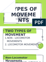 Types of Movements in P.E Power Point Presentation