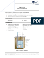 Experiment 2 Heats of Combustion
