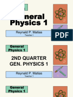 General Physics 1 2nd Quarter