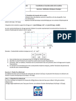 Exo Méthodes Chimiques D'analyse