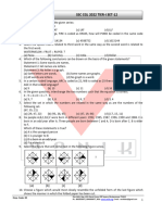 SSC CGL 2022 Tier-I Set-12 Reasoning