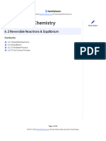 Reversible Reactions & Equilibrium