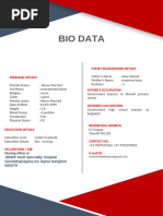 1 Marriage Biodata Format Word